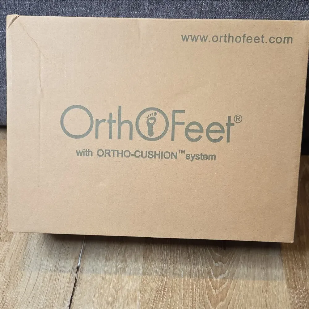 OrthoFeet Nira Black/Gray Women's Low Top Hands-Free Athletic Sneakers 9.5W NIB